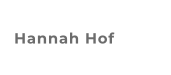 Hannah Hof